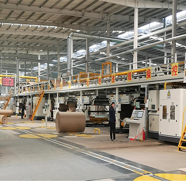 Corrugated board production line