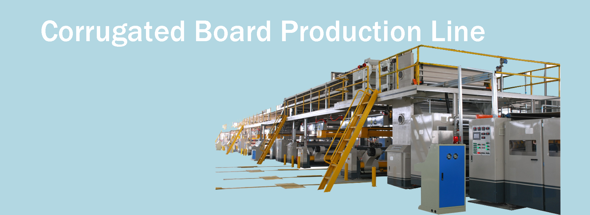 corrugated board production line