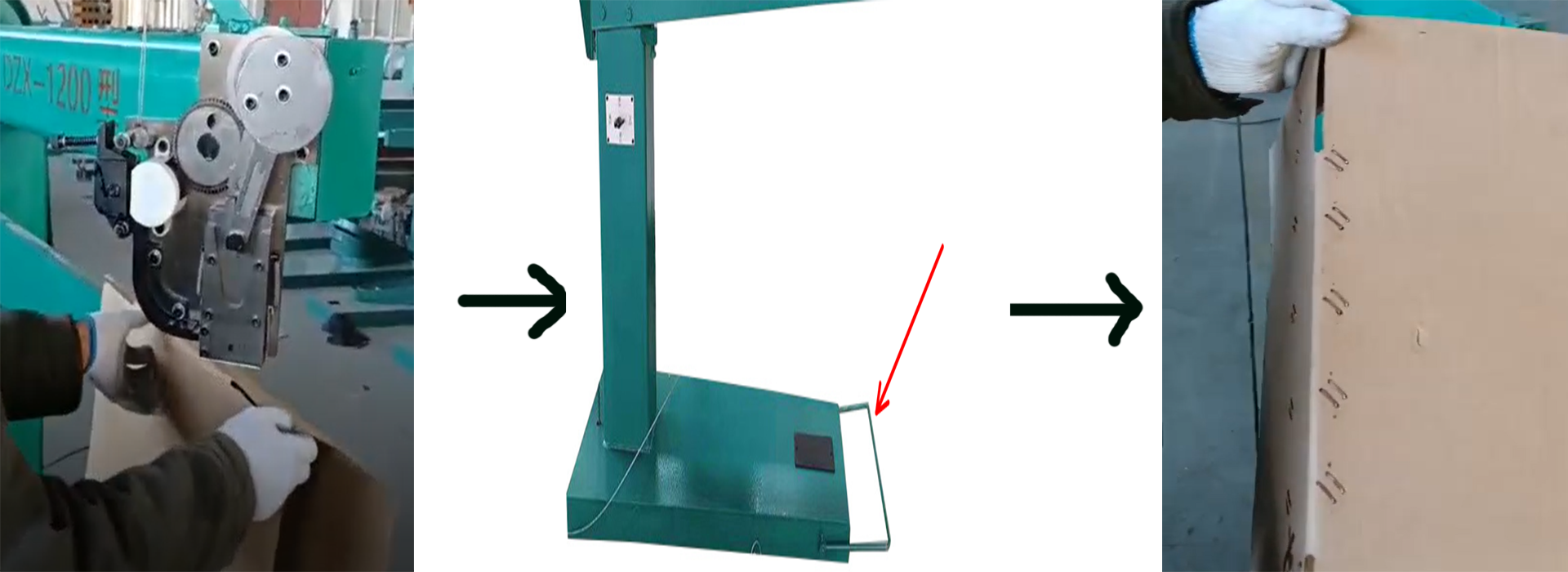 how box stitching machine works