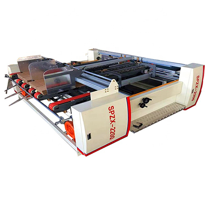 semi-auto double pieces folder gluer machine